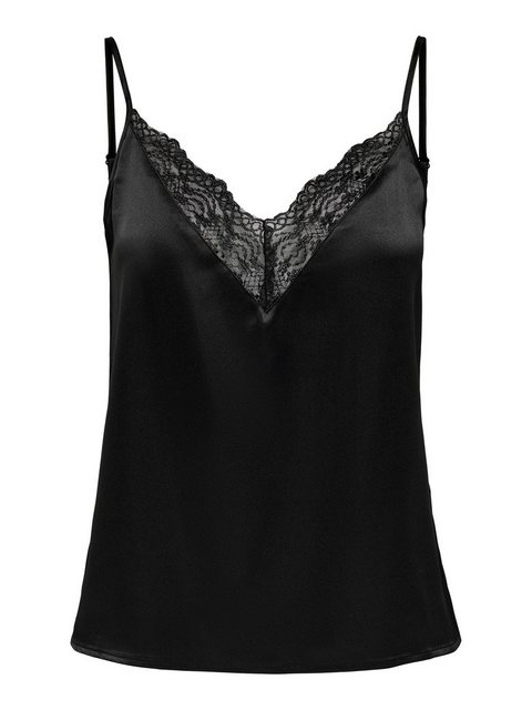 ONLY Blusentop "ONLVICTORIA SL LACE MIX SINGLET WVN" günstig online kaufen