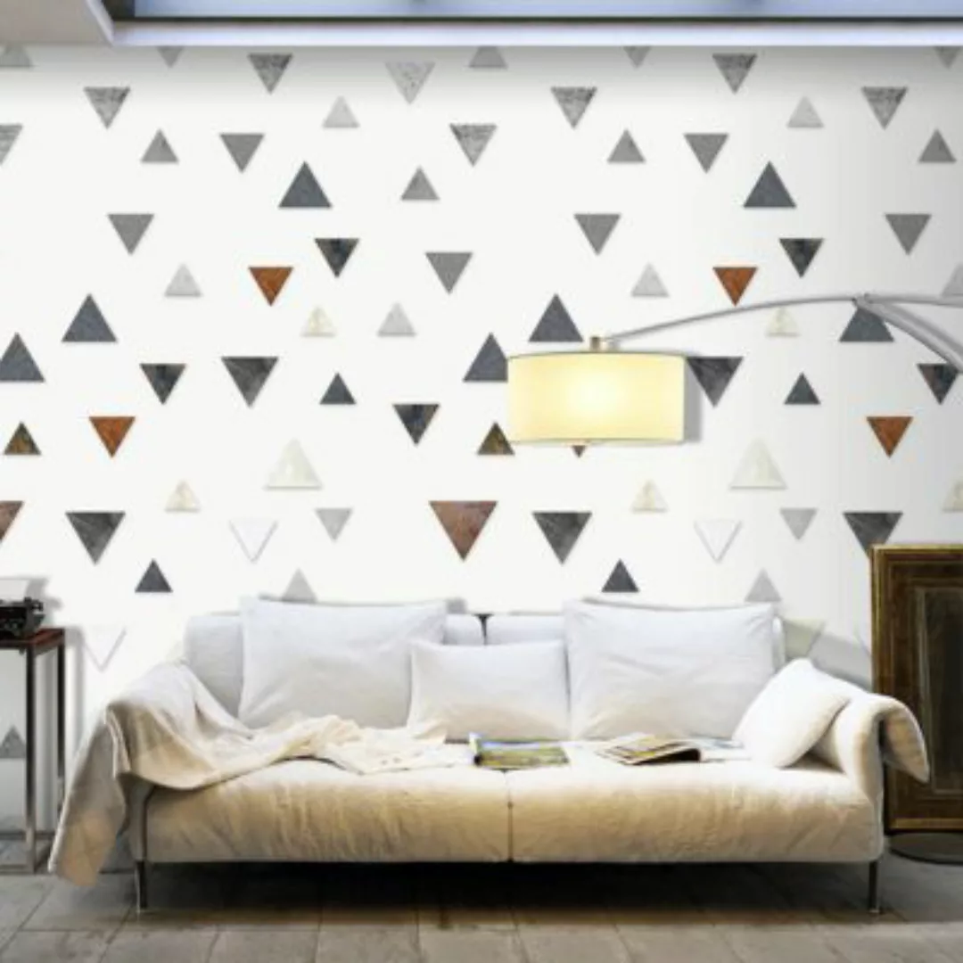artgeist Fototapete Triangular Harmony mehrfarbig Gr. 50 x 1000 günstig online kaufen