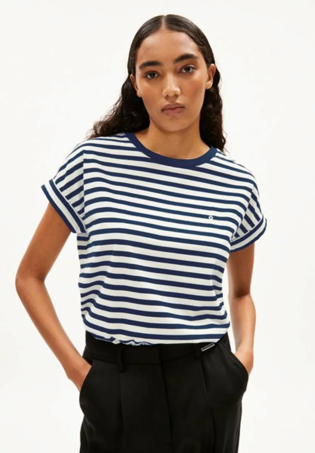 Armedangels T-Shirt IDAARA STRIPES Damen günstig online kaufen