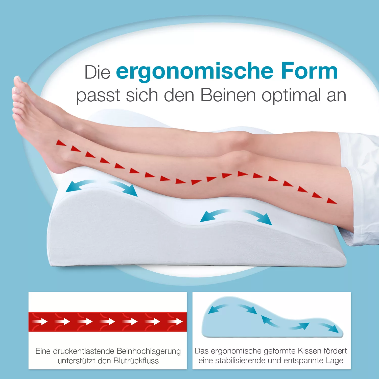 Ergonomisches Bein-Lagerungskissen »Visko« günstig online kaufen