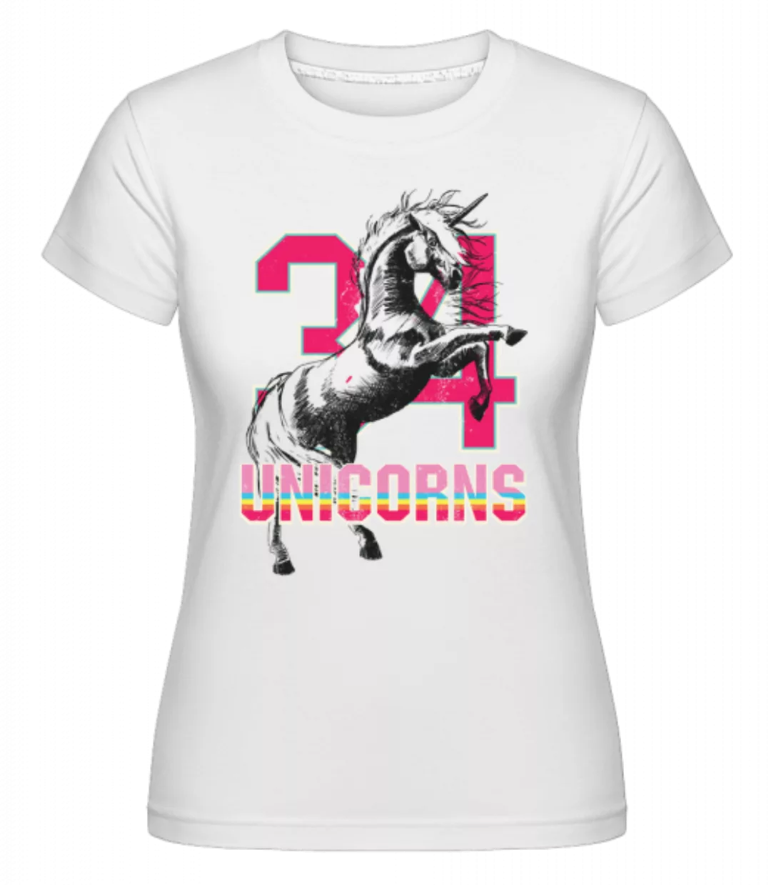 34 Unicorns · Shirtinator Frauen T-Shirt günstig online kaufen