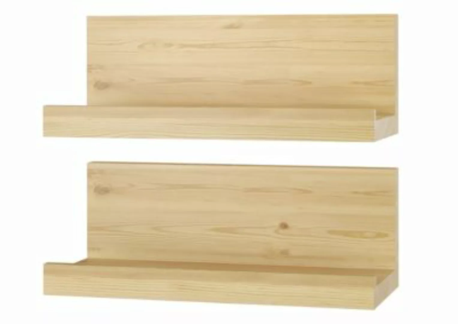Erst-Holz® Ablagebrett Wandregal Holz Handy-Ablage 30 cm natur günstig online kaufen