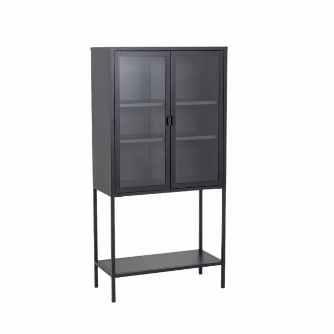 riess-ambiente Vitrine DURA STEEL 150cm schwarz · Highboard aus Metall & Gl günstig online kaufen