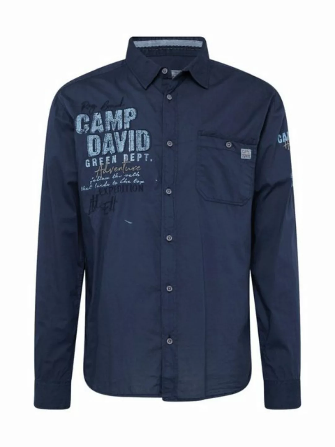 CAMP DAVID Langarmhemd (1-tlg) günstig online kaufen