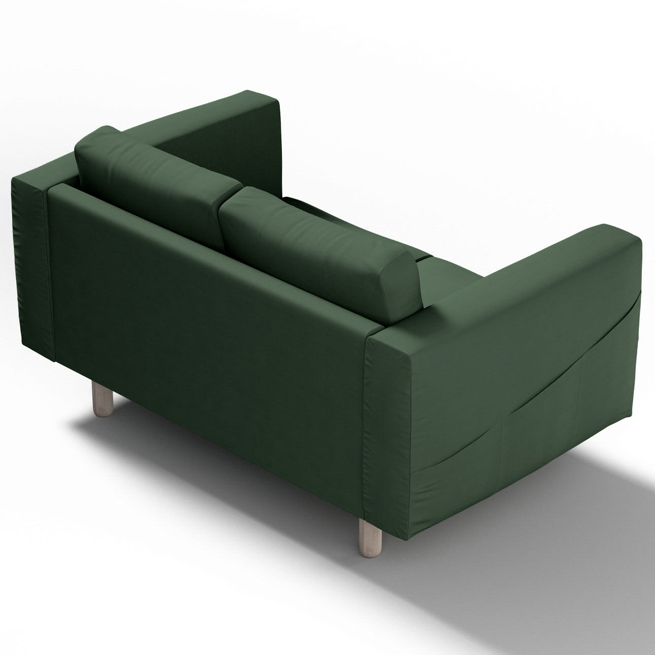 Bezug für Norsborg 2-Sitzer Sofa, waldgrün, Norsborg 2-Sitzer Sofabezug, Co günstig online kaufen