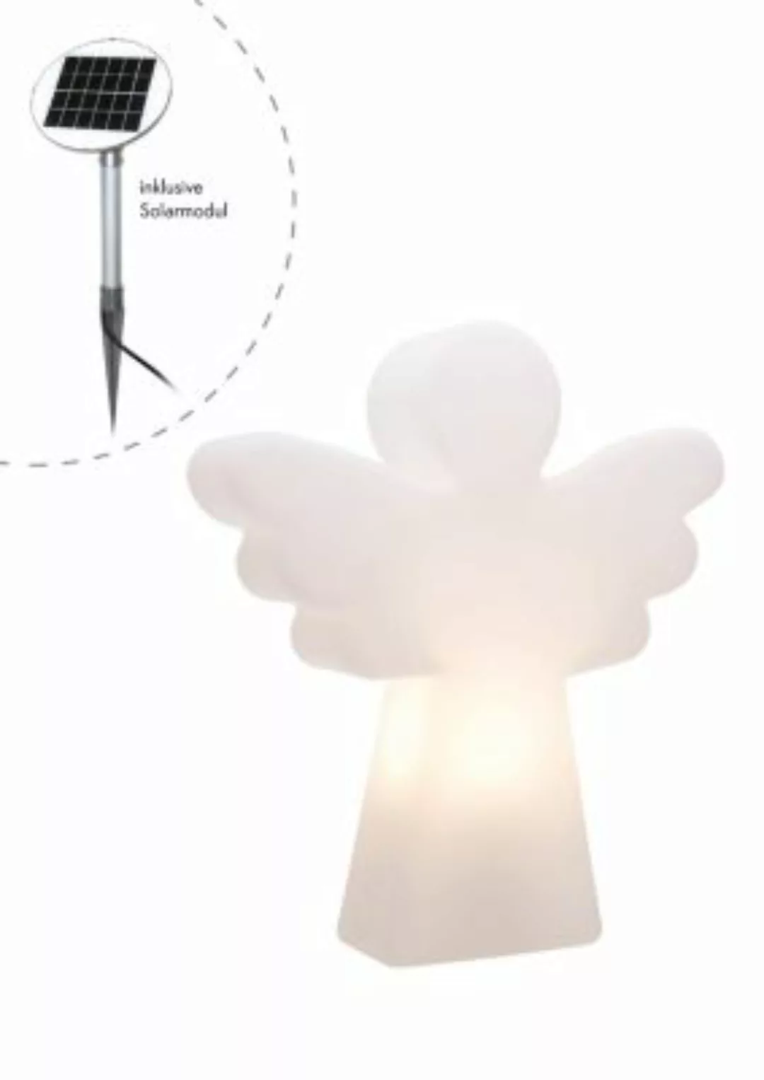 8 seasons design Shining Angel (Solar) Gartenleuchte weiß günstig online kaufen