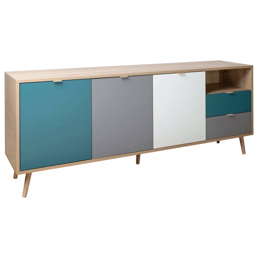 Sideboard  Cabia ¦ mehrfarbig ¦ Maße (cm): B: 180 H: 71 T: 40 Kommoden & Si günstig online kaufen