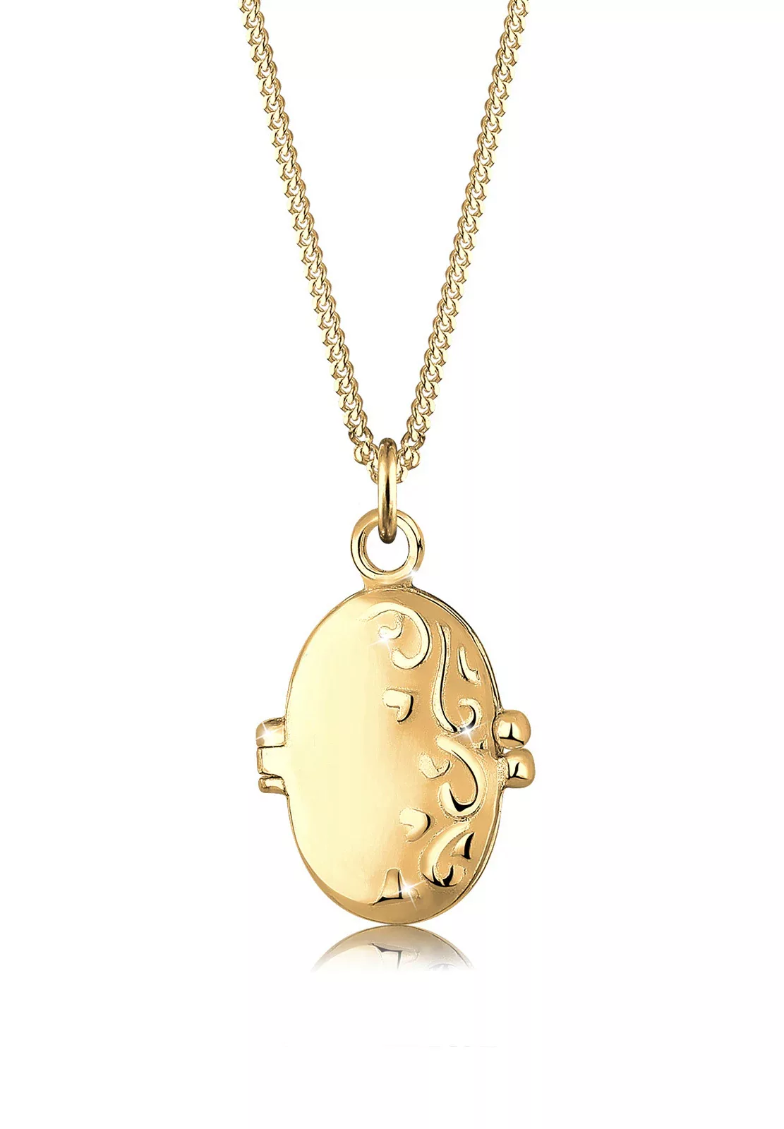 Elli Kette mit Anhänger "Medaillon Ornament 925 Sterling Silber" günstig online kaufen