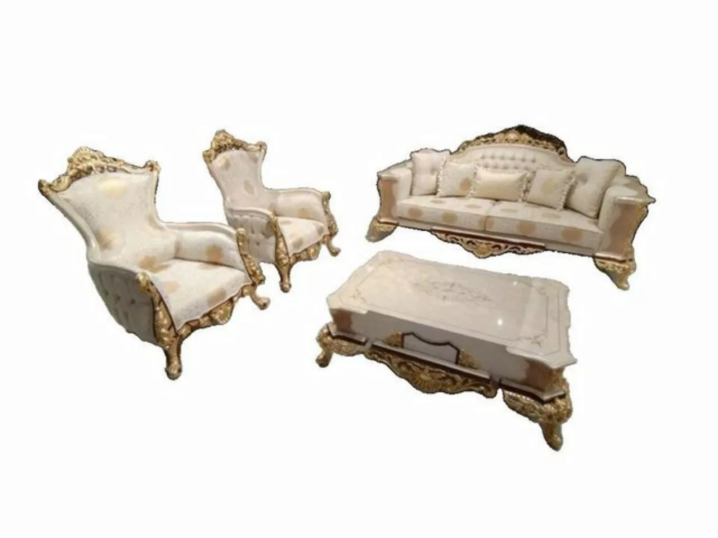 JVmoebel Sofa Sofagarnitur 3311 Sitzer Wohnzimmer Set Chesterfield Sessel T günstig online kaufen