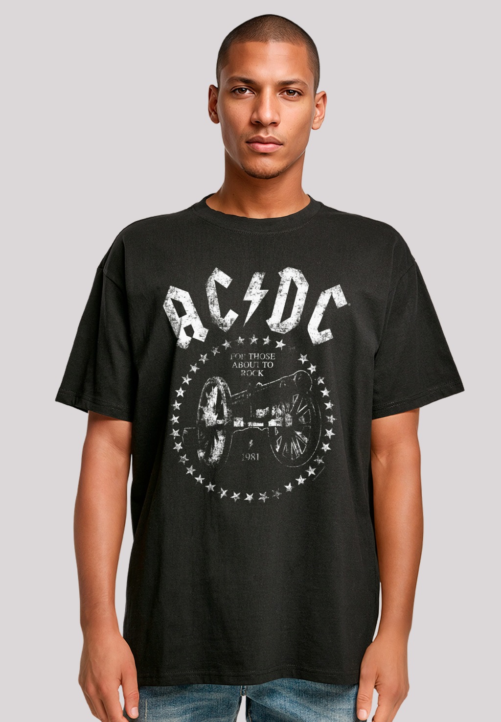 F4NT4STIC T-Shirt "ACDC We Salute You Cannon", Premium Qualität günstig online kaufen