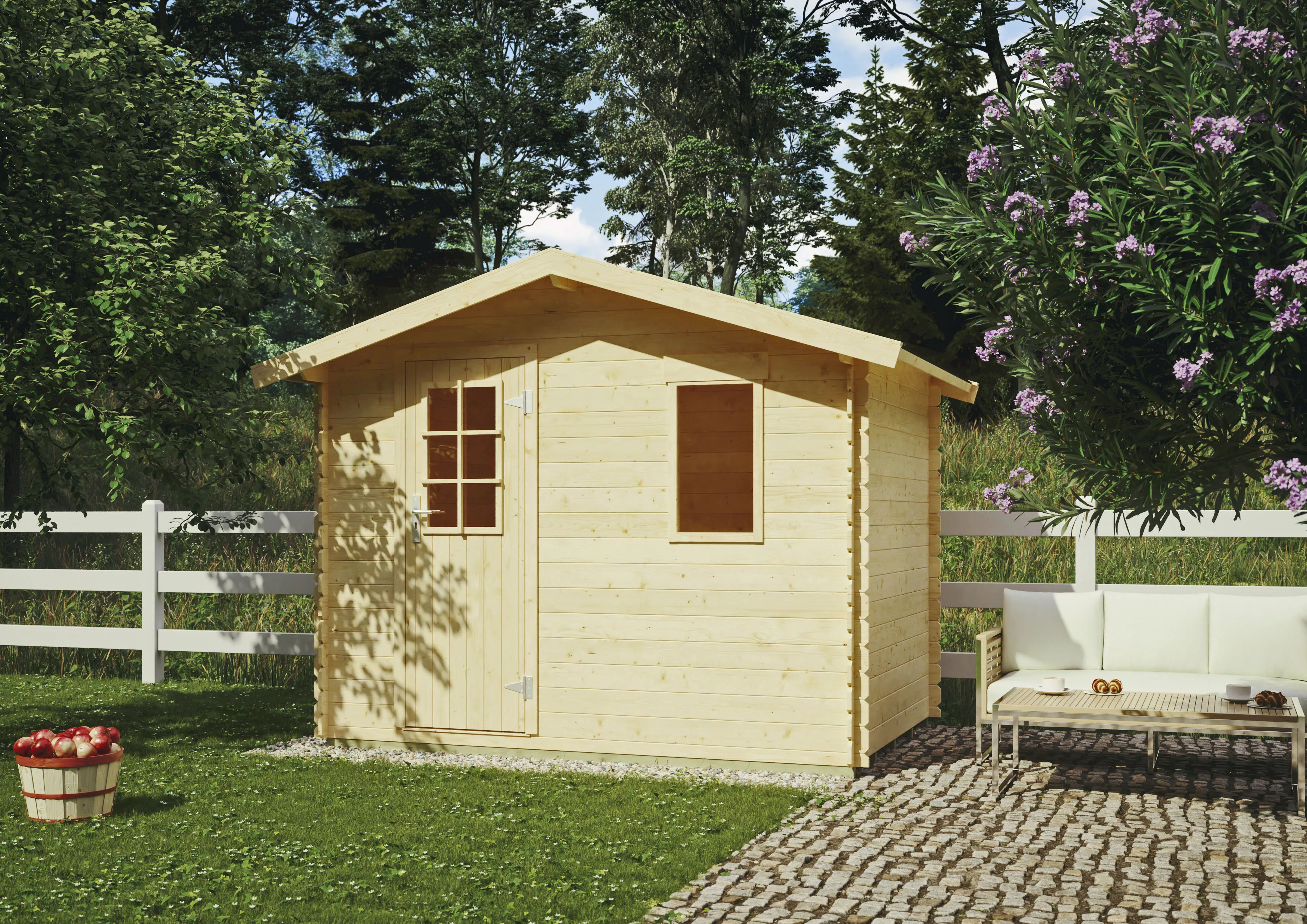 Kiehn-Holz Gartenhaus "Auerberg", aus naturbelassenem Fichtenholz günstig online kaufen