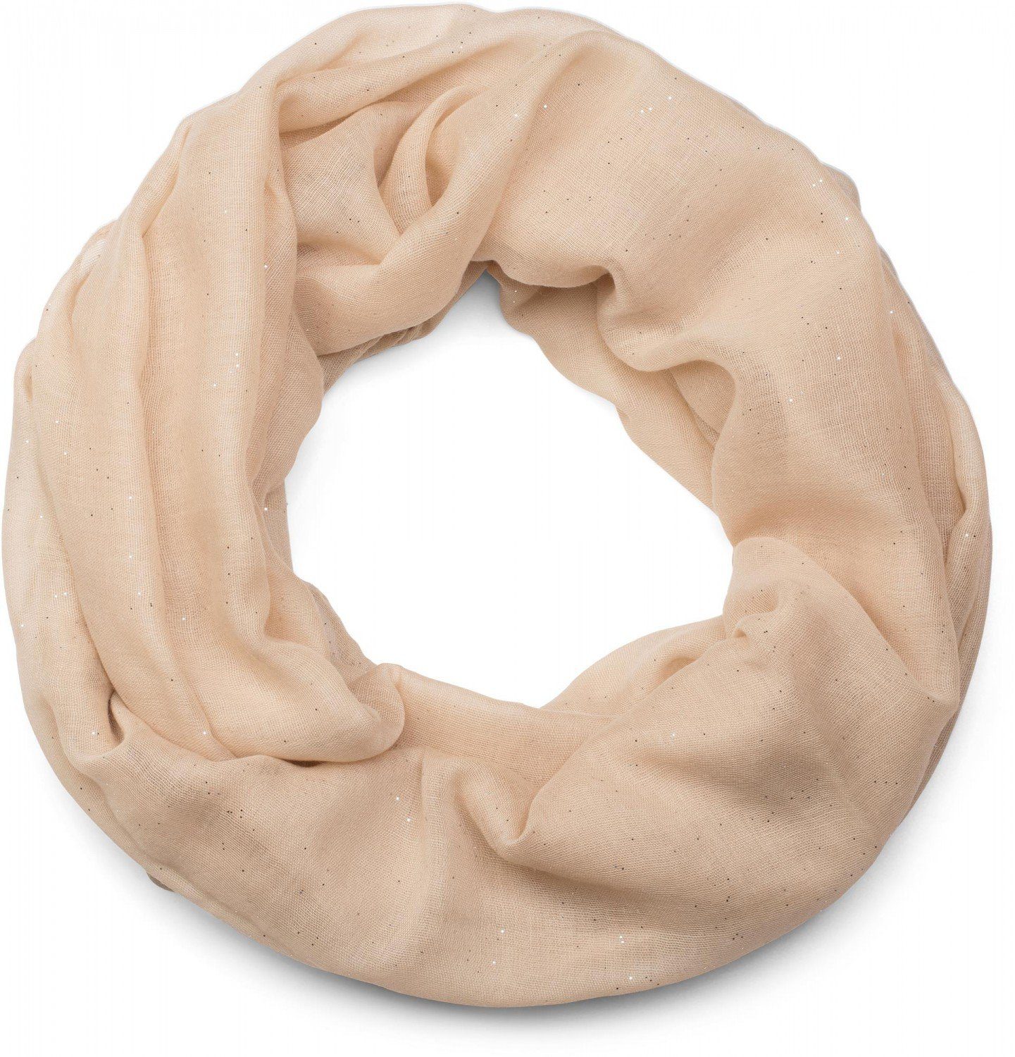 styleBREAKER Loop Loop mit Glitzer unifarben, günstig online kaufen