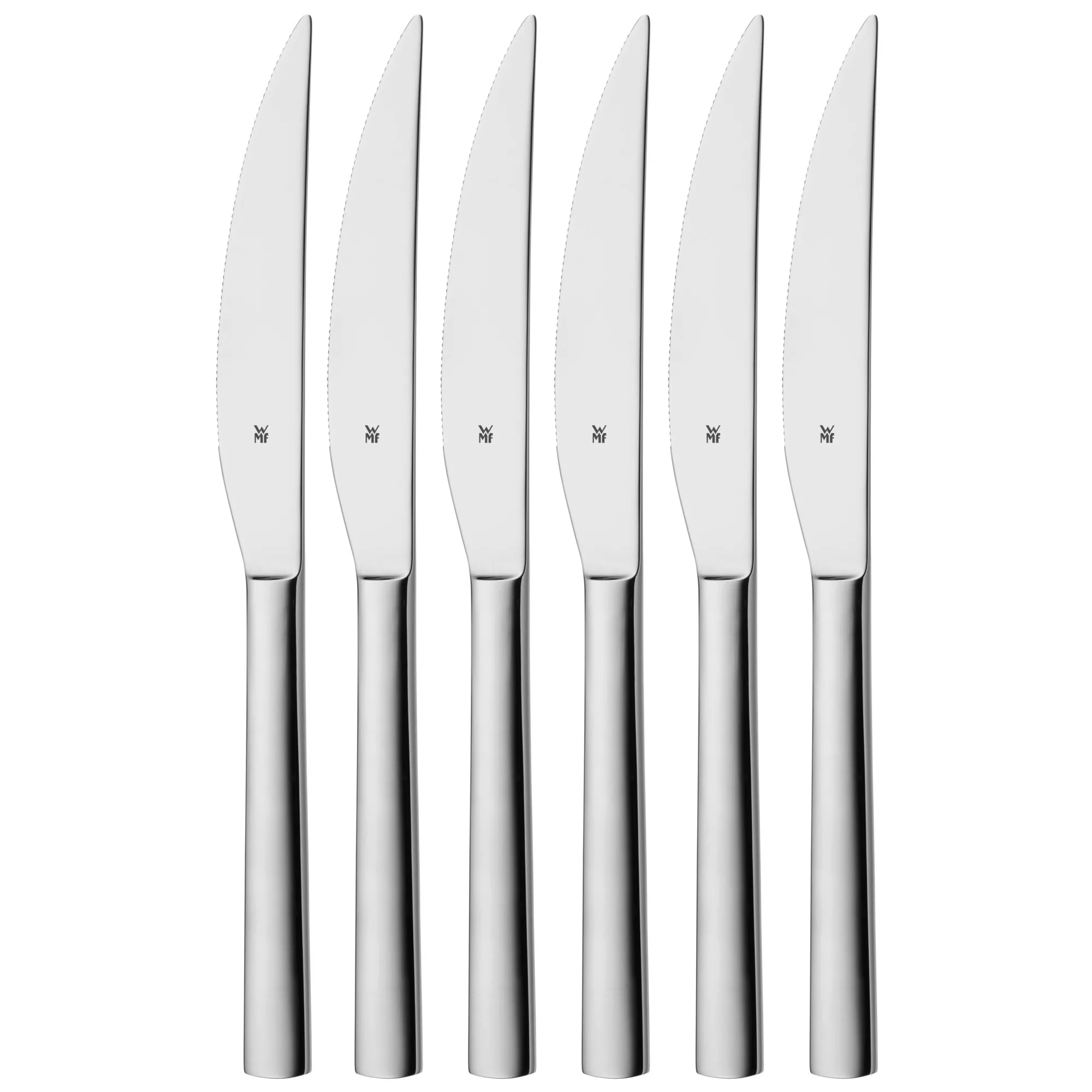 WMF Steakmesser »Nuova«, (Set, 6 tlg.), solide Monobloc Steakmesser günstig online kaufen