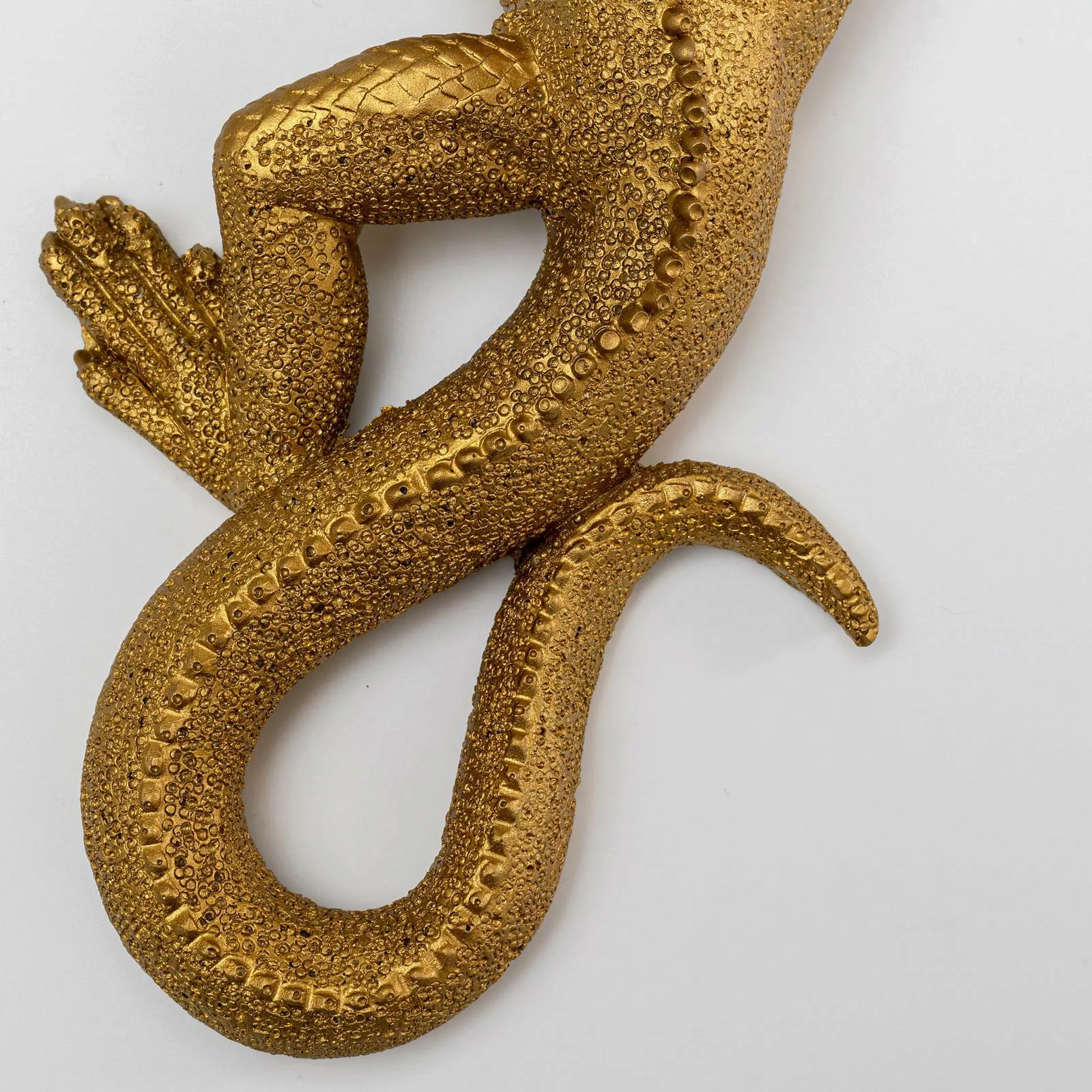 KARE Wandobjekt Lizard, Polyresin lackiert, 31 x 11 cm, gold günstig online kaufen