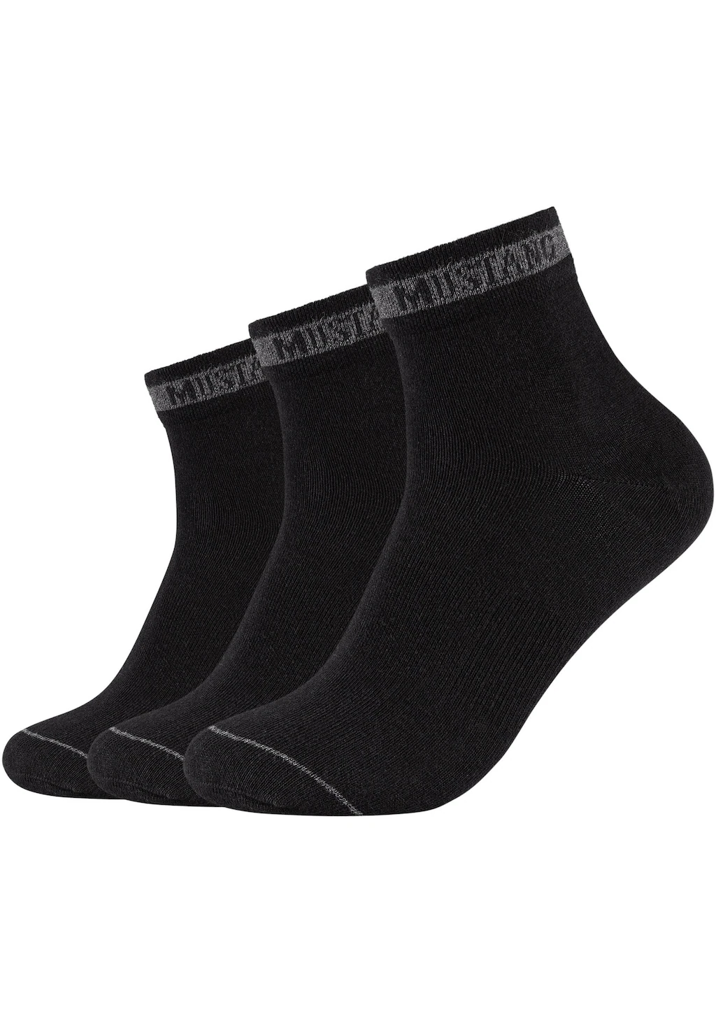 MUSTANG Kurzsocken "casual", (6er Pack), mit hohem Baumwollanteil günstig online kaufen