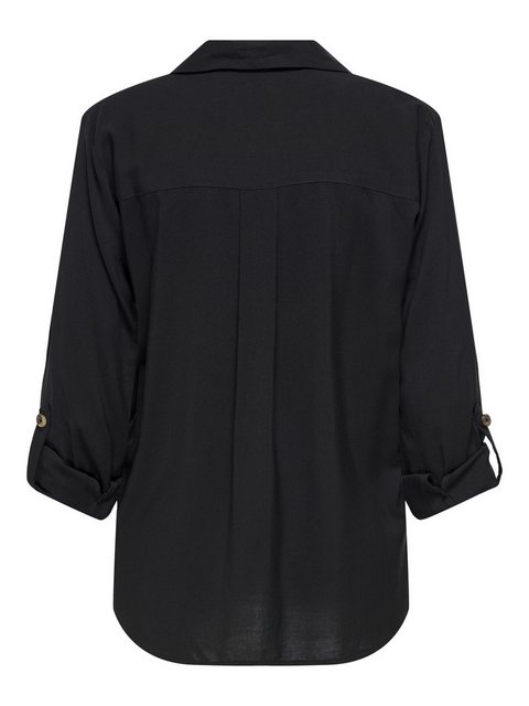 JACQUELINE de YONG Blusenshirt Bluse mit Hemdkragen locker geschnitten lang günstig online kaufen