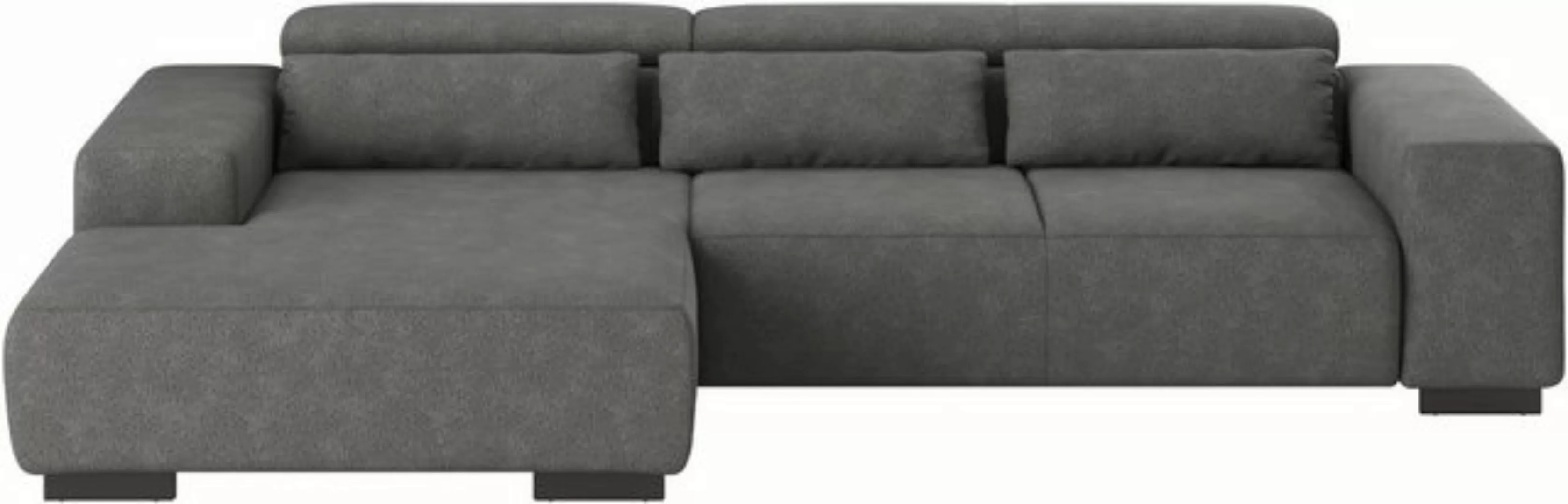 COTTA Ecksofa "Side L-Form, mit Kopfteilverstellung und Zierkissen", option günstig online kaufen