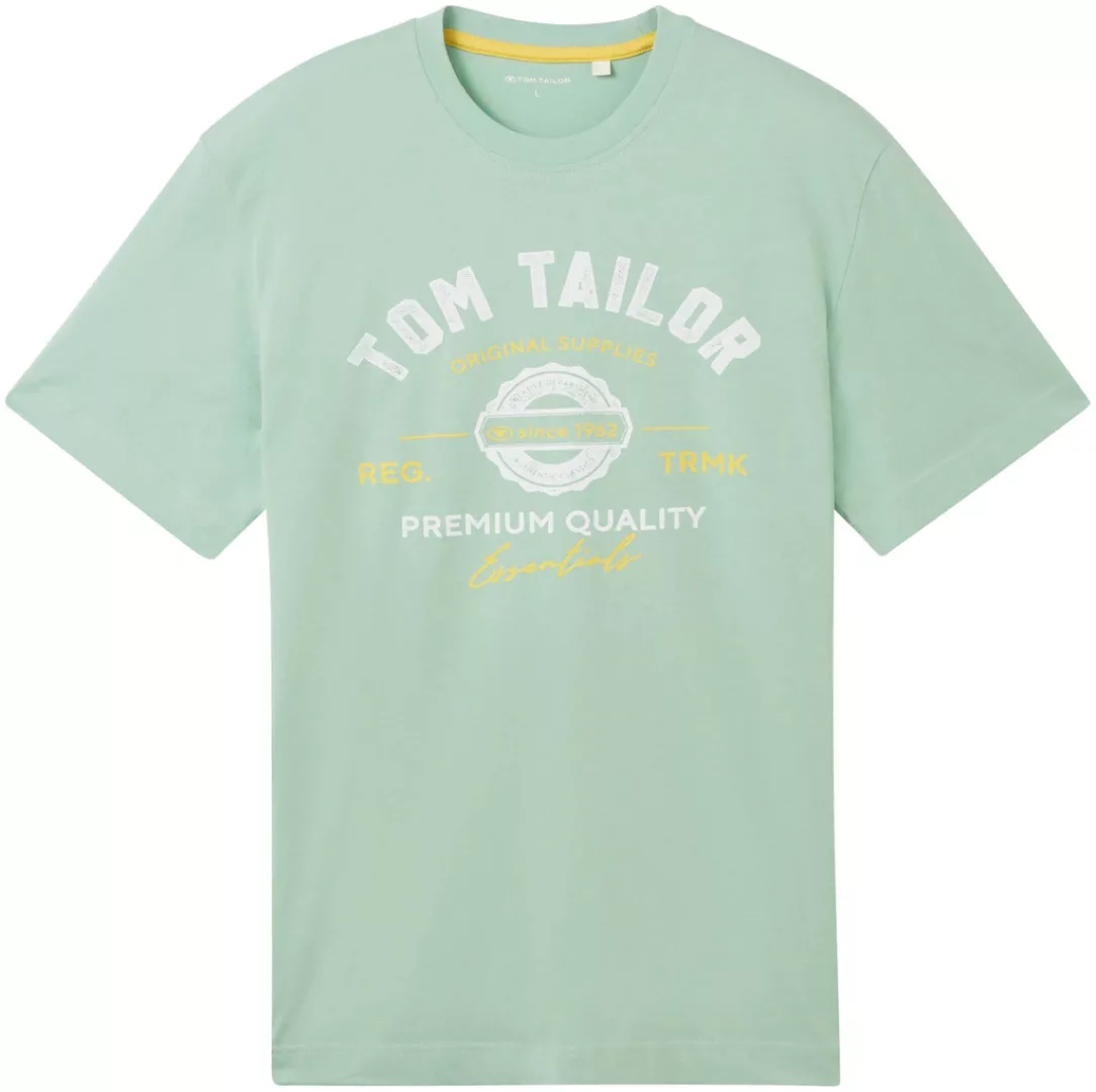 TOM TAILOR T-Shirt mit großem Logofrontprint günstig online kaufen