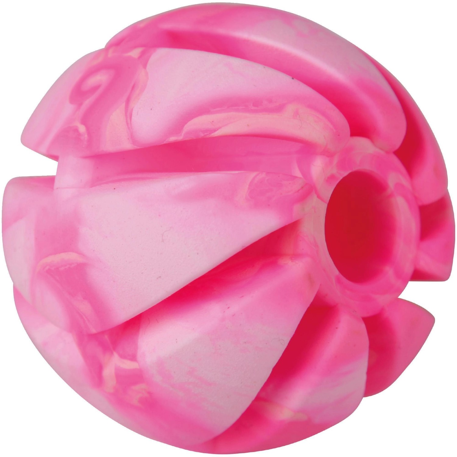 Bestlivings Hunde Spiralball Spielzeug Ball 7 cm Durchmesser 3er Pack Pink günstig online kaufen