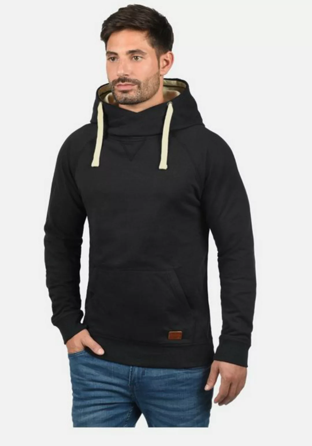 Blend Hoodie BHSales Kapuzensweatshirt mit Cross-Over Kragen günstig online kaufen
