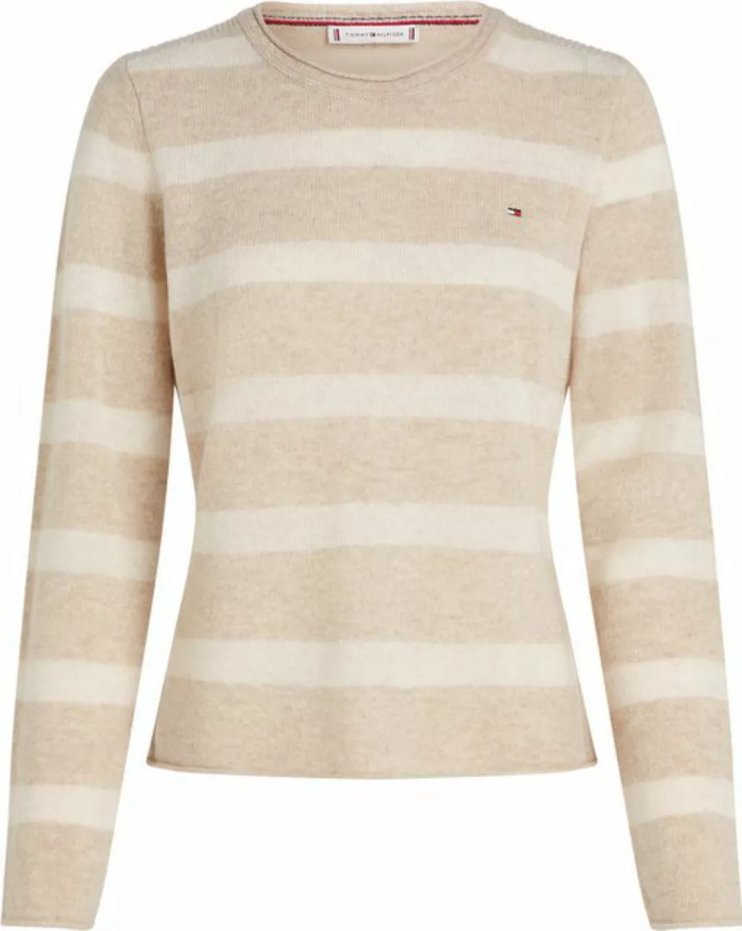 Tommy Hilfiger Strickpullover SOFT WOOL C-NK SWEATER mit Logostickerei, aus günstig online kaufen