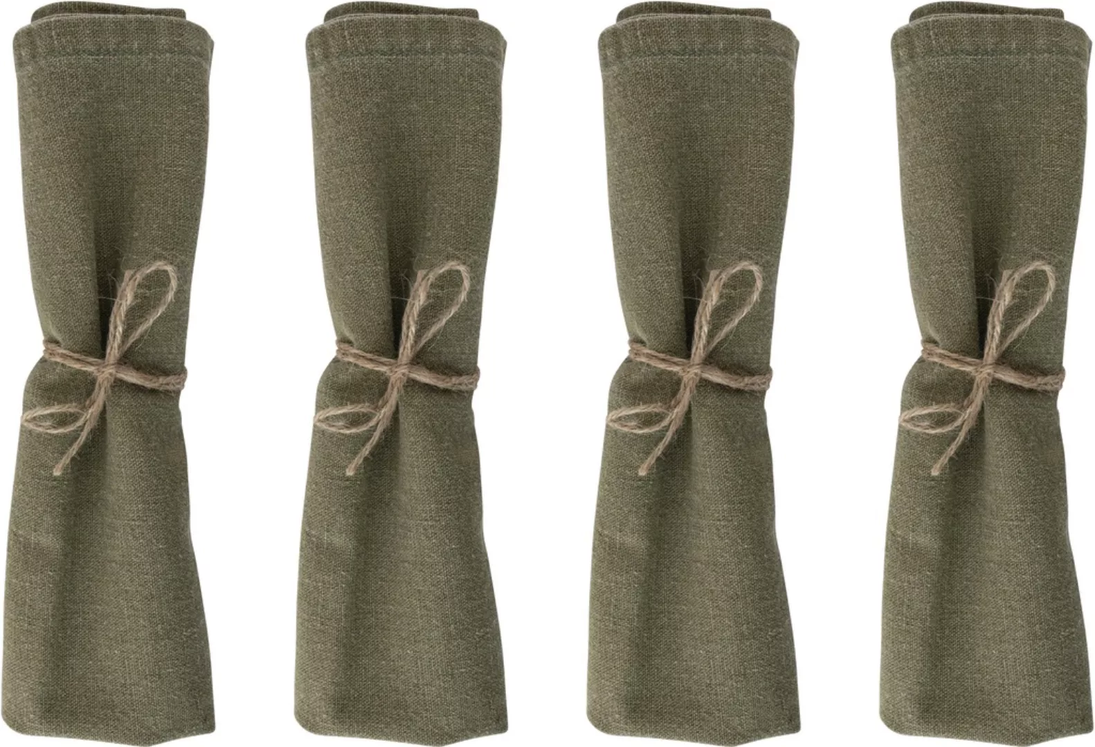 LAURA ASHLEY Stoffserviette »Wild Clematis, unifarben«, (Set, 4 St.) günstig online kaufen