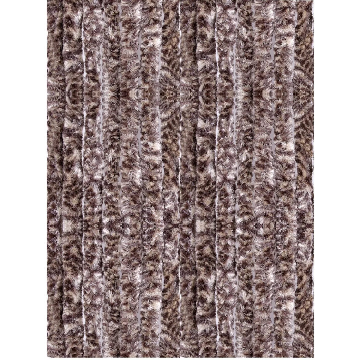 Arsvita Flauschvorhang Flauschgardine Vorhang 90 cm x 220 cm Meliert Beige günstig online kaufen