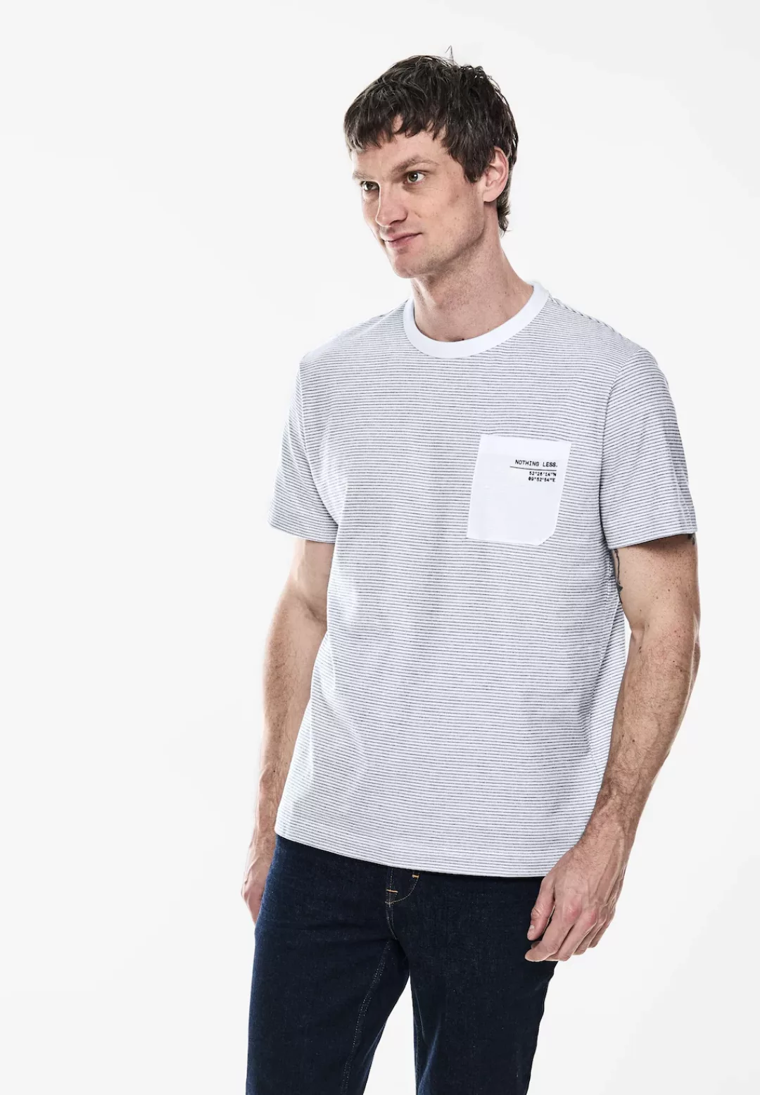 STREET ONE MEN T-Shirt, aus reiner Baumwolle günstig online kaufen