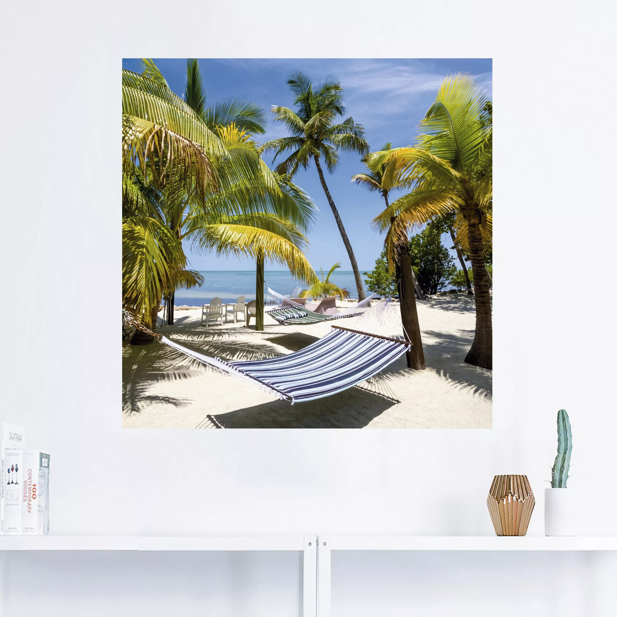 Artland Wandfolie »Florida Wellness«, Strand, (1 St.), selbstklebend günstig online kaufen