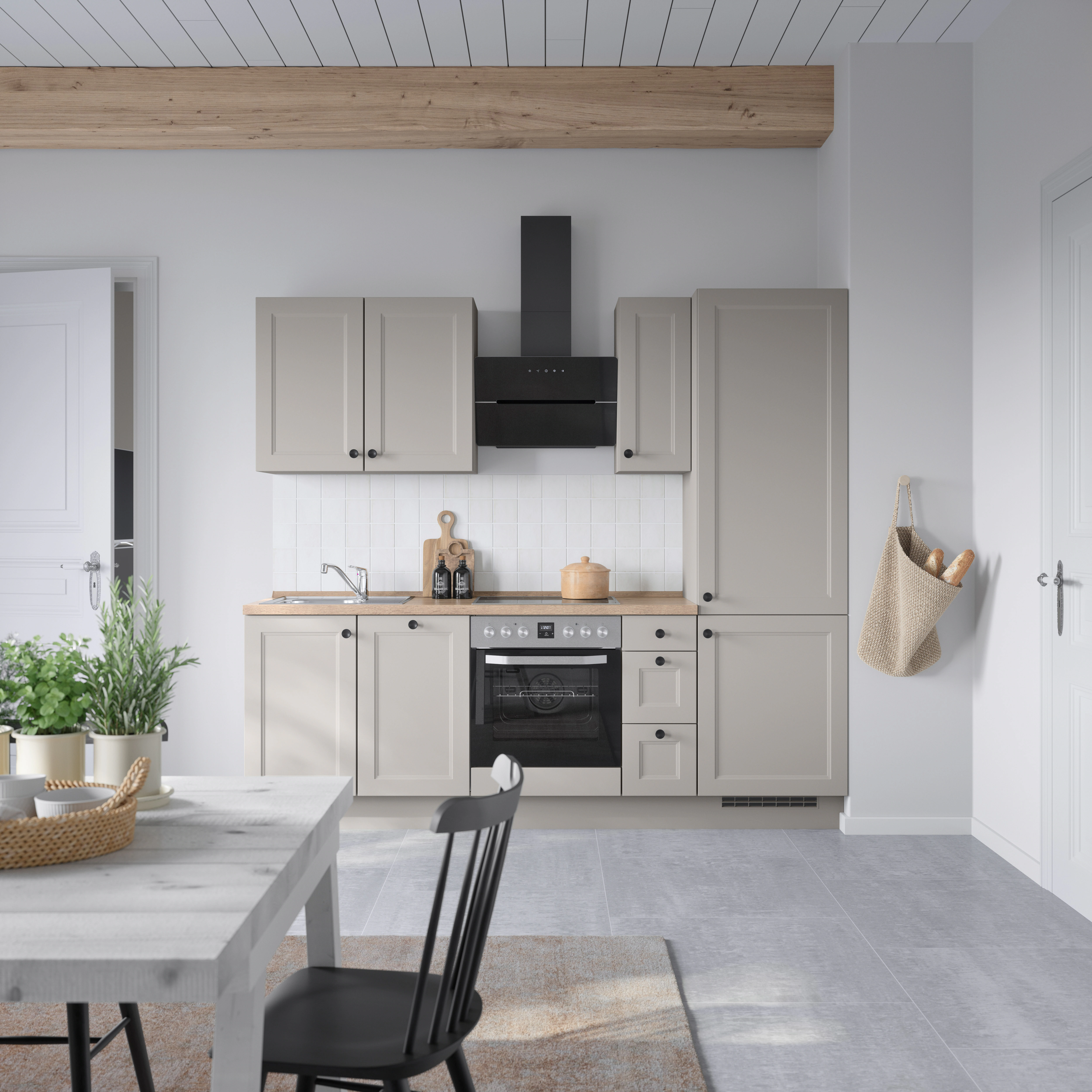 nobilia® Küchenzeile »"Cascada II"«, vormontiert, Breite 240 cm, Ausrichtun günstig online kaufen
