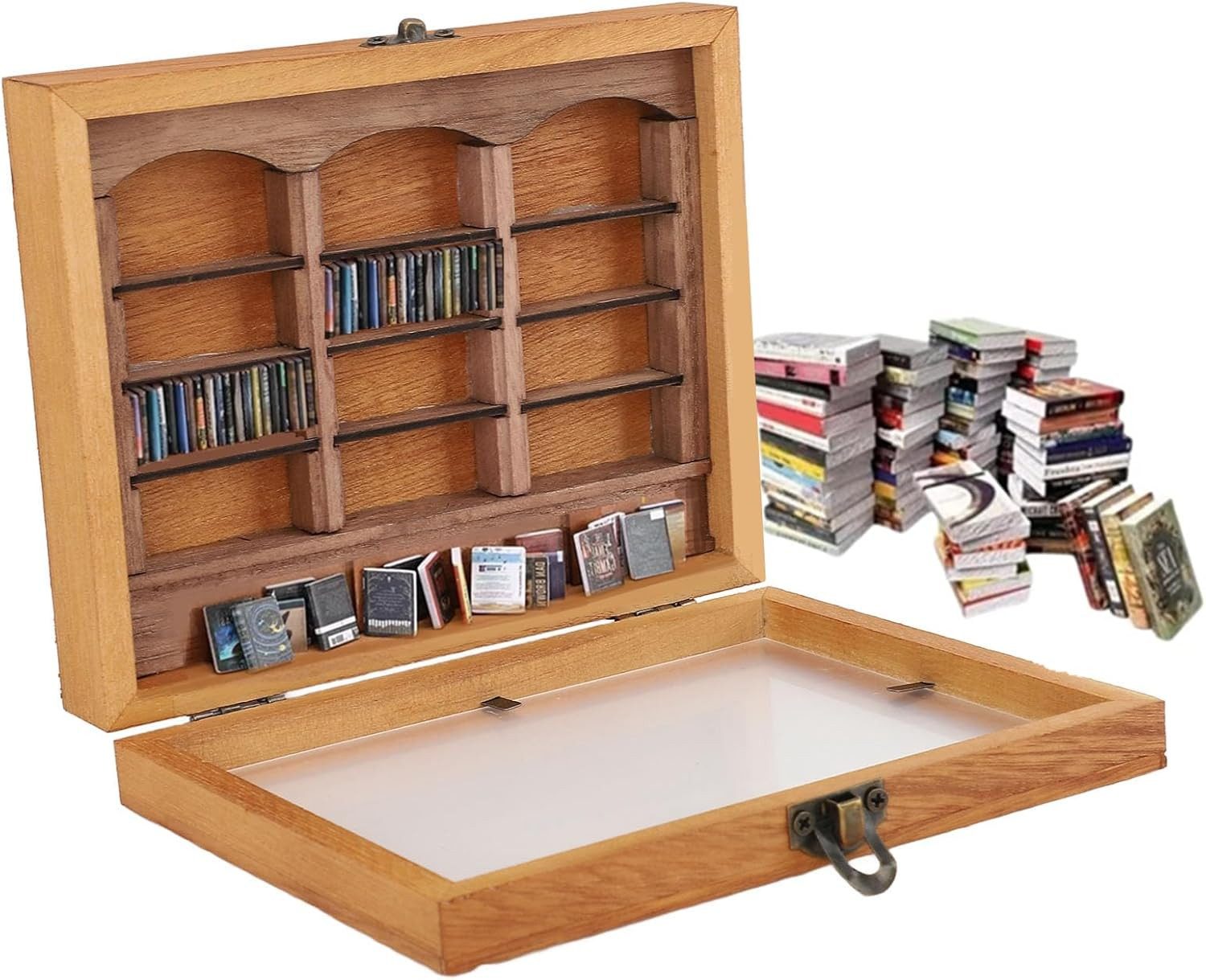 BlingBin Bücherregal Anti-Angst, Miniatur Kreative Hölzernes günstig online kaufen