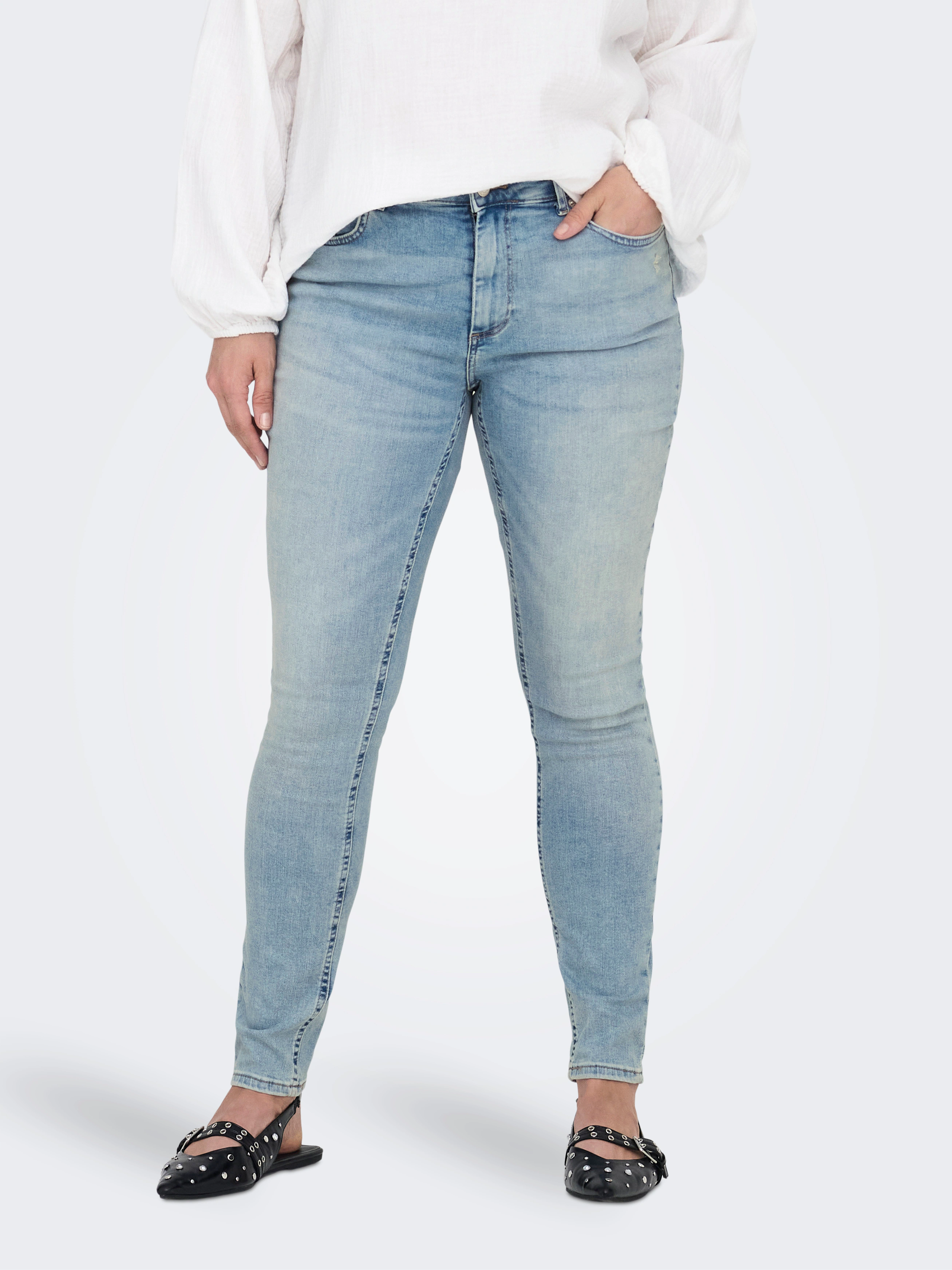 ONLY CARMAKOMA Skinny-fit-Jeans "CARWILLY REG SKINNY DNM ANA573 NOOS" günstig online kaufen