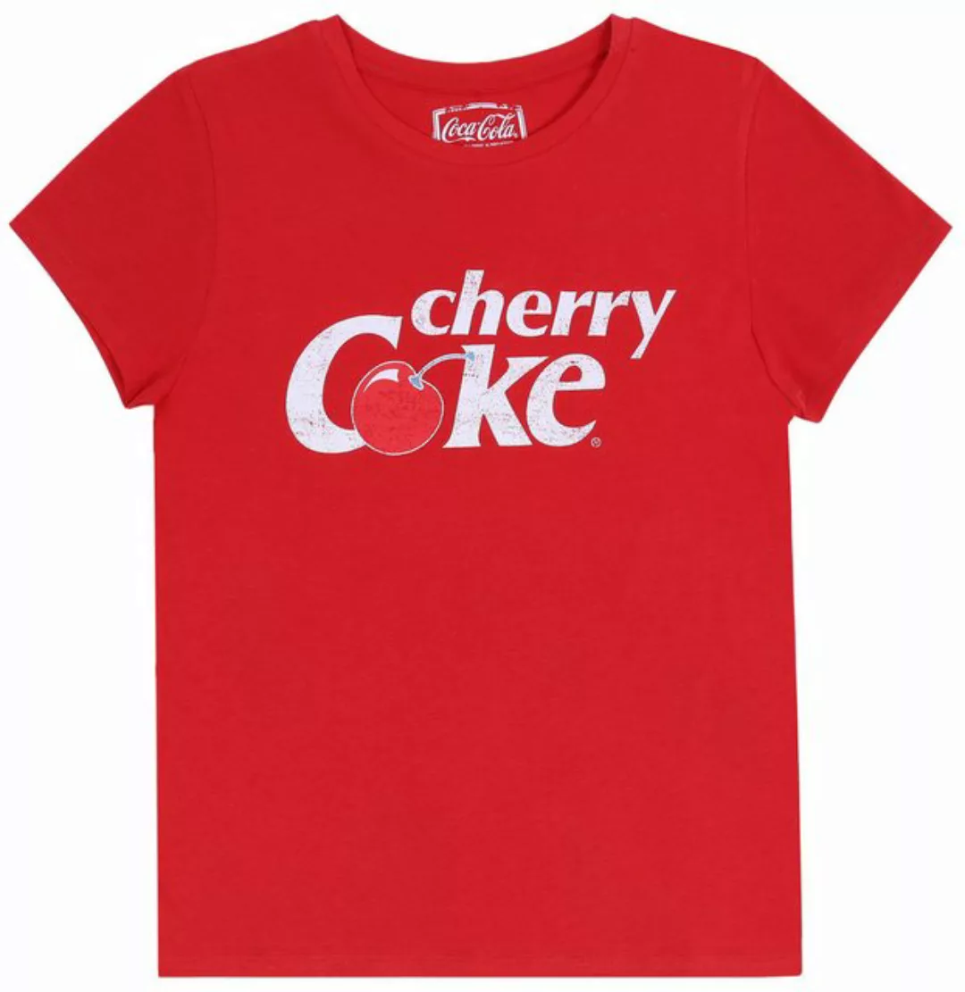 Sarcia.eu Kurzarmshirt Cherry Coke rotes T-Shirt S günstig online kaufen