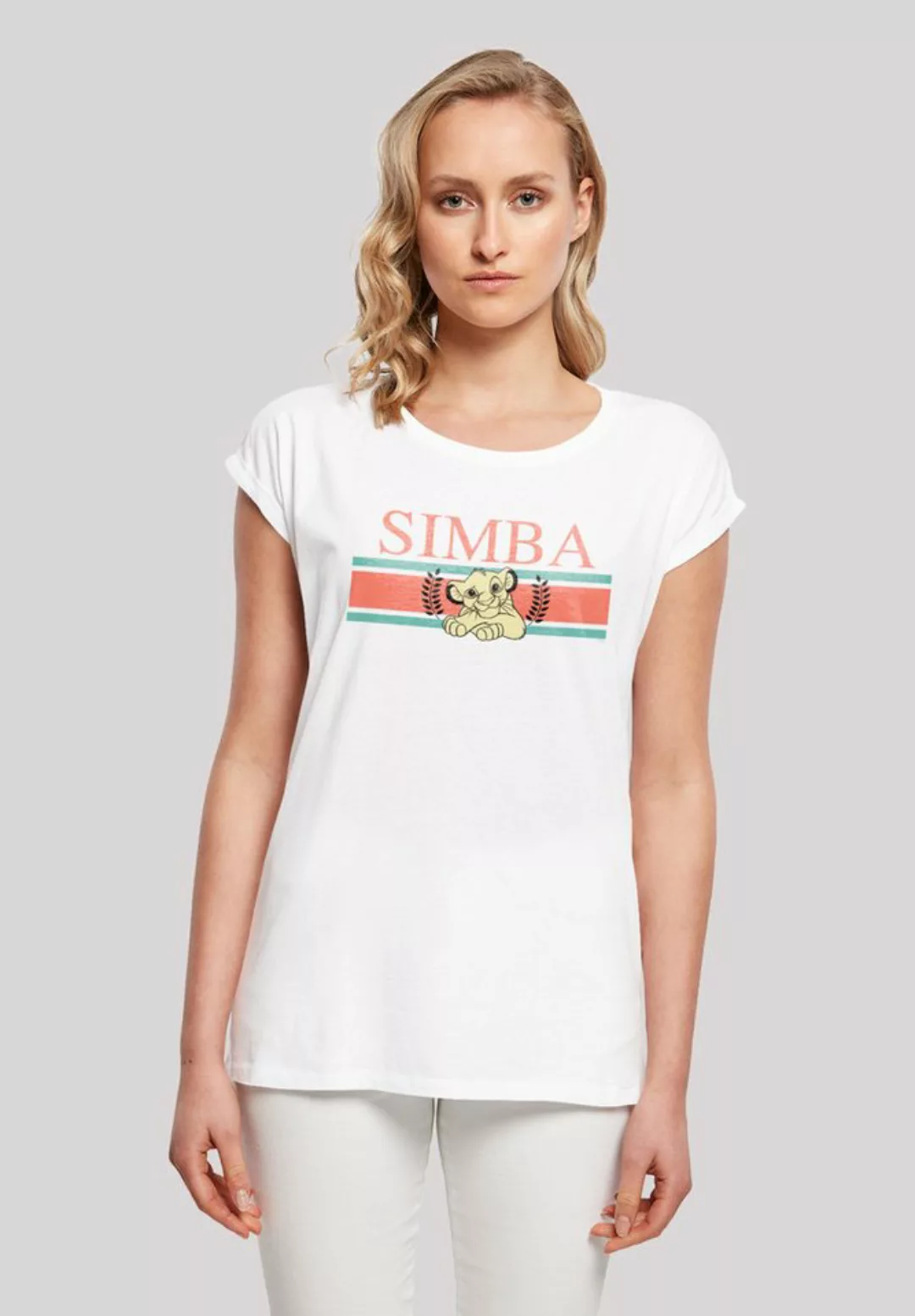 F4NT4STIC T-Shirt Disney König der Löwen Simba Stripes Print günstig online kaufen
