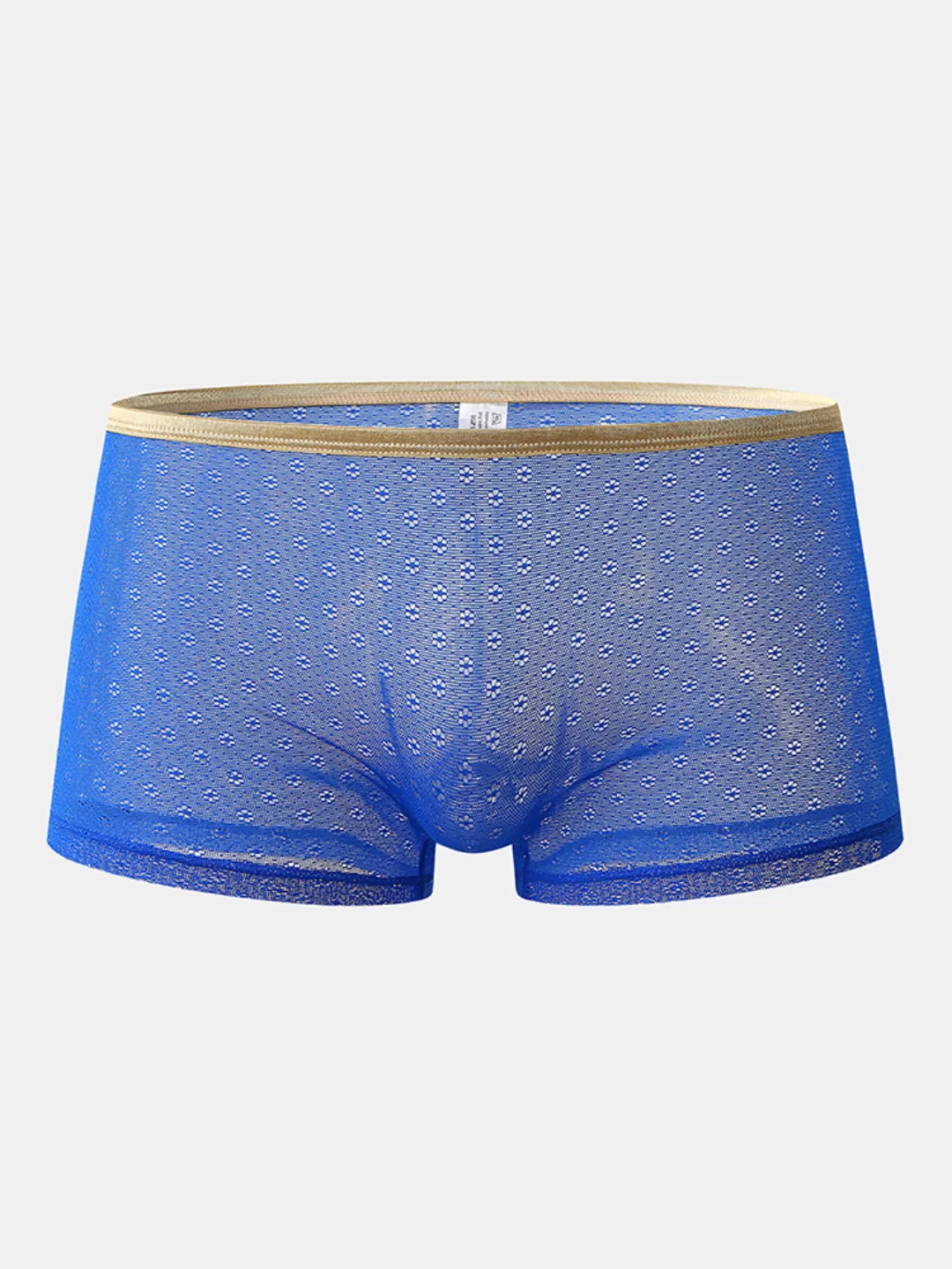 Herren Mesh Unterwäsche Sexy Durchsichtige Spitze U konvexe Boxershorts günstig online kaufen