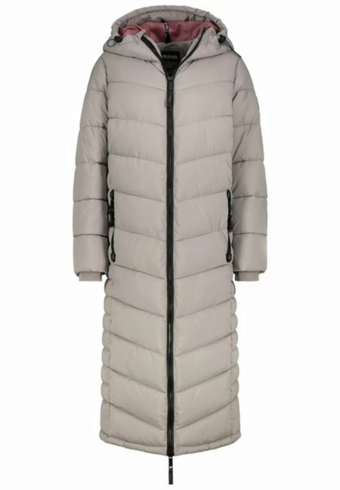 SUBLEVEL Steppjacke Damen Mantel mit Kapuze extra lange Winter Jacke Parka günstig online kaufen