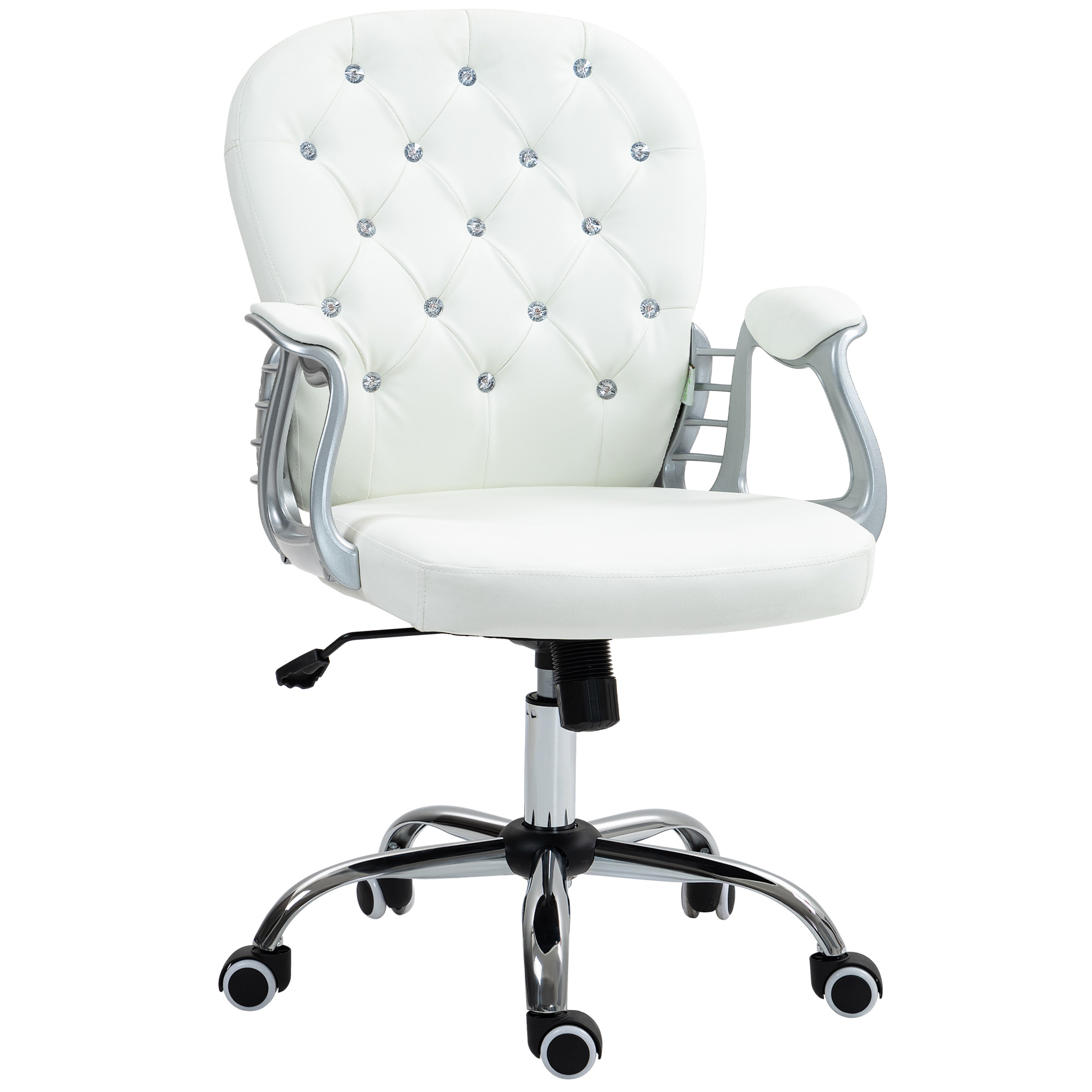 Vinsetto Bürostuhl, Ergonomisch Schreibtischstuhl mit Armlehne, Gepolsterte günstig online kaufen