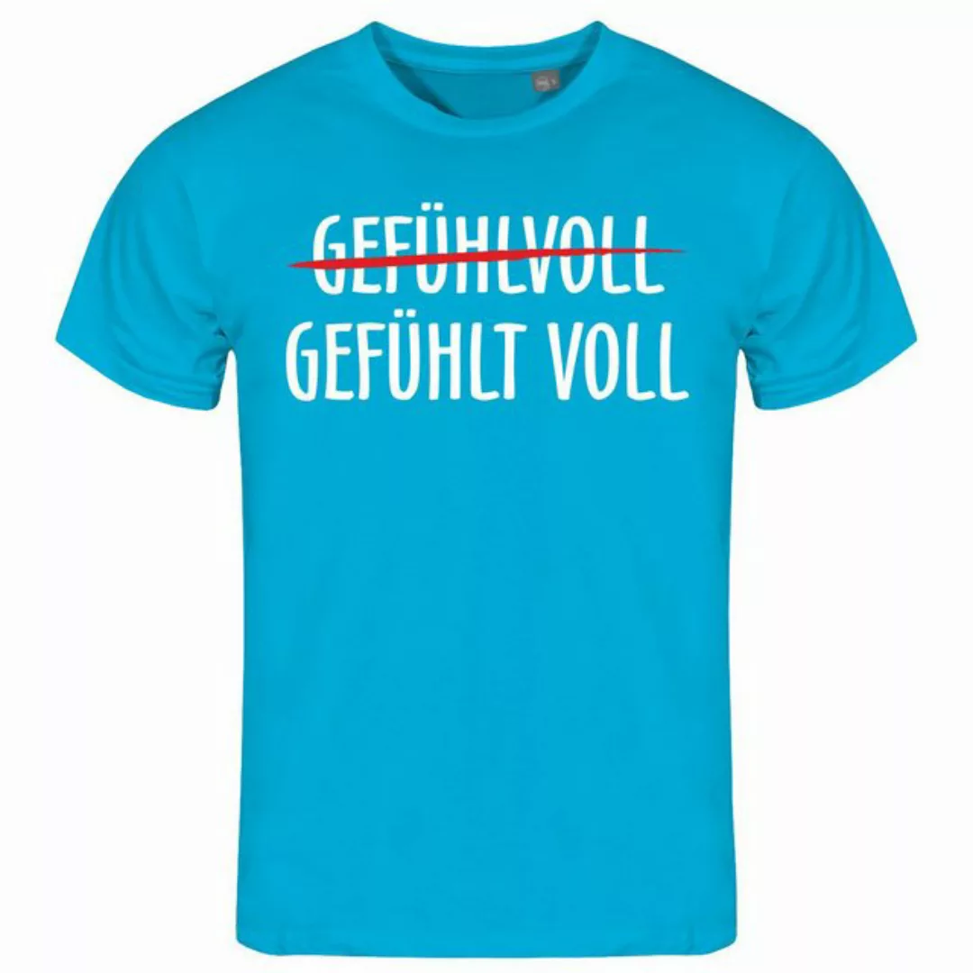 deinshirt Print-Shirt Herren T-Shirt Gefühlt Voll Funshirt mit Motiv günstig online kaufen