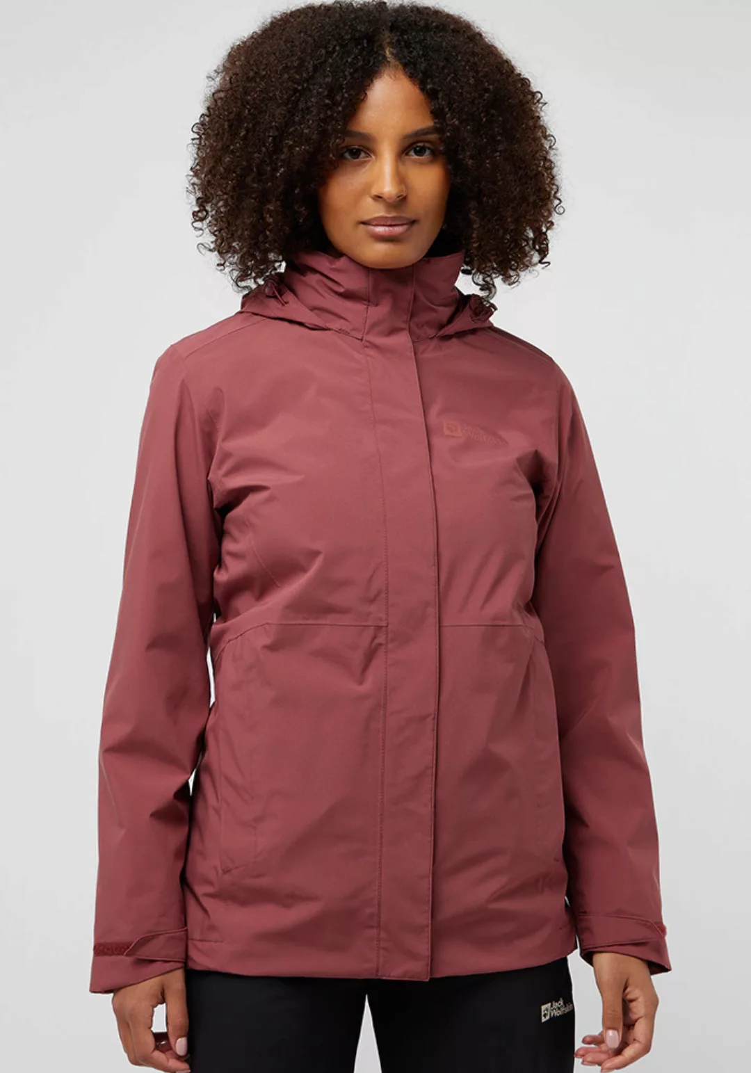 Jack Wolfskin 3-in-1-Funktionsjacke "ROTWAND 3IN1 JKT W", mit Kapuze günstig online kaufen