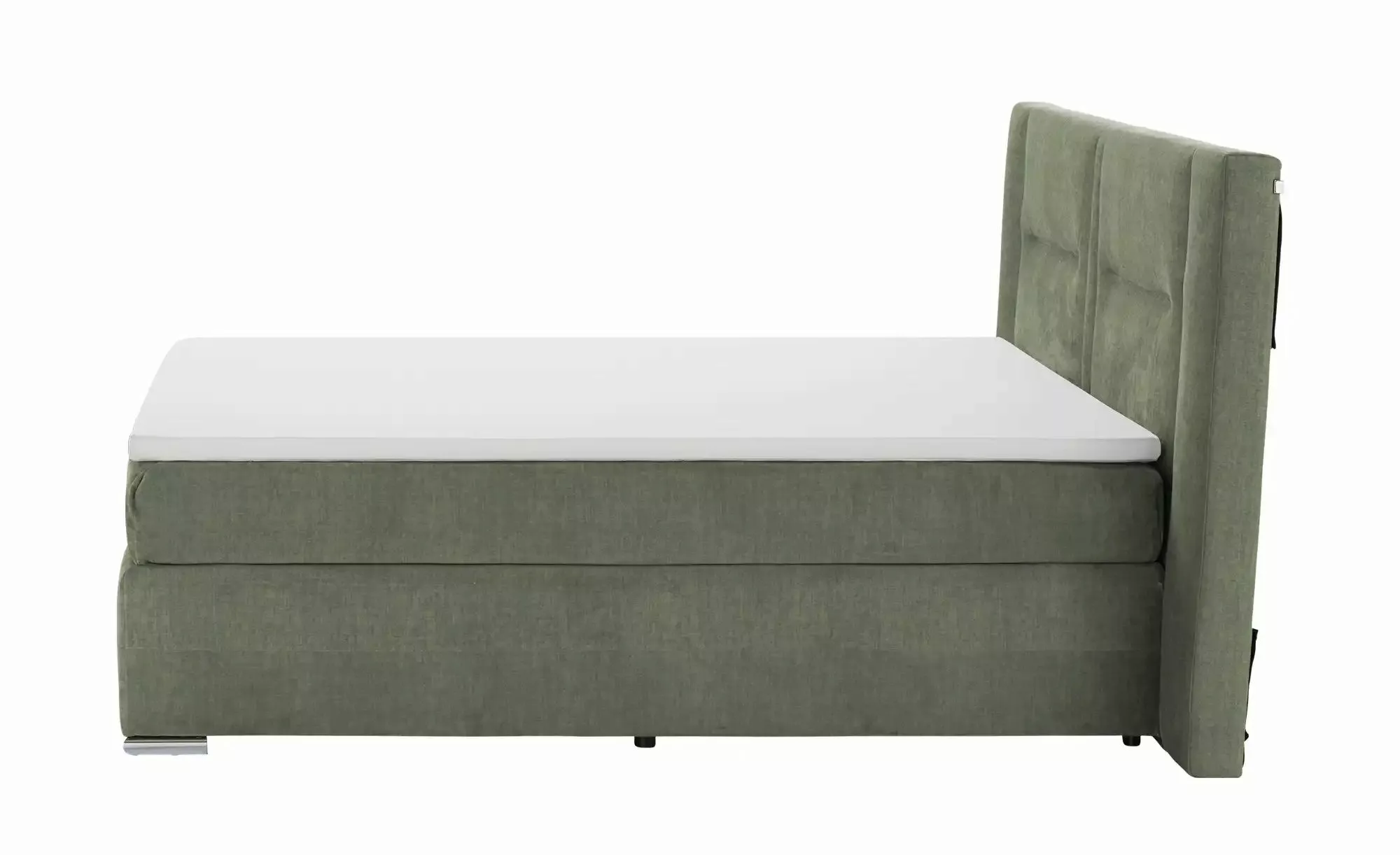 uno Boxspringbett  Aston ¦ grün ¦ Maße (cm): B: 193 H: 120 Betten > Einzelb günstig online kaufen