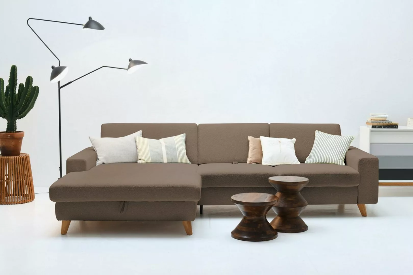 TOM TAILOR HOME Ecksofa Nordic Shift Pure, wahlweise mit Bettfunktion und B günstig online kaufen