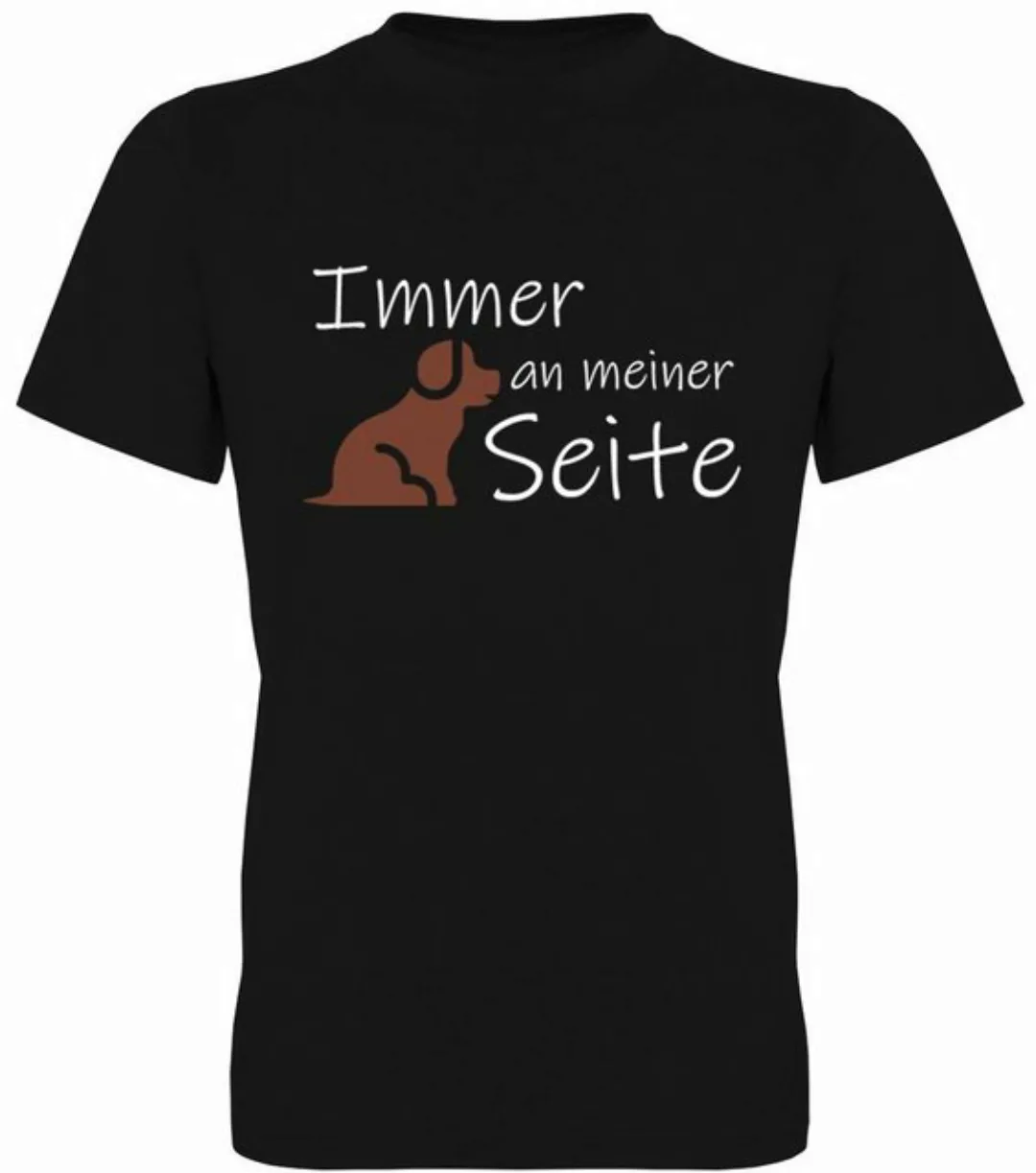G-graphics T-Shirt Immer an meiner Seite – Hund Herren T-Shirt, mit trendig günstig online kaufen