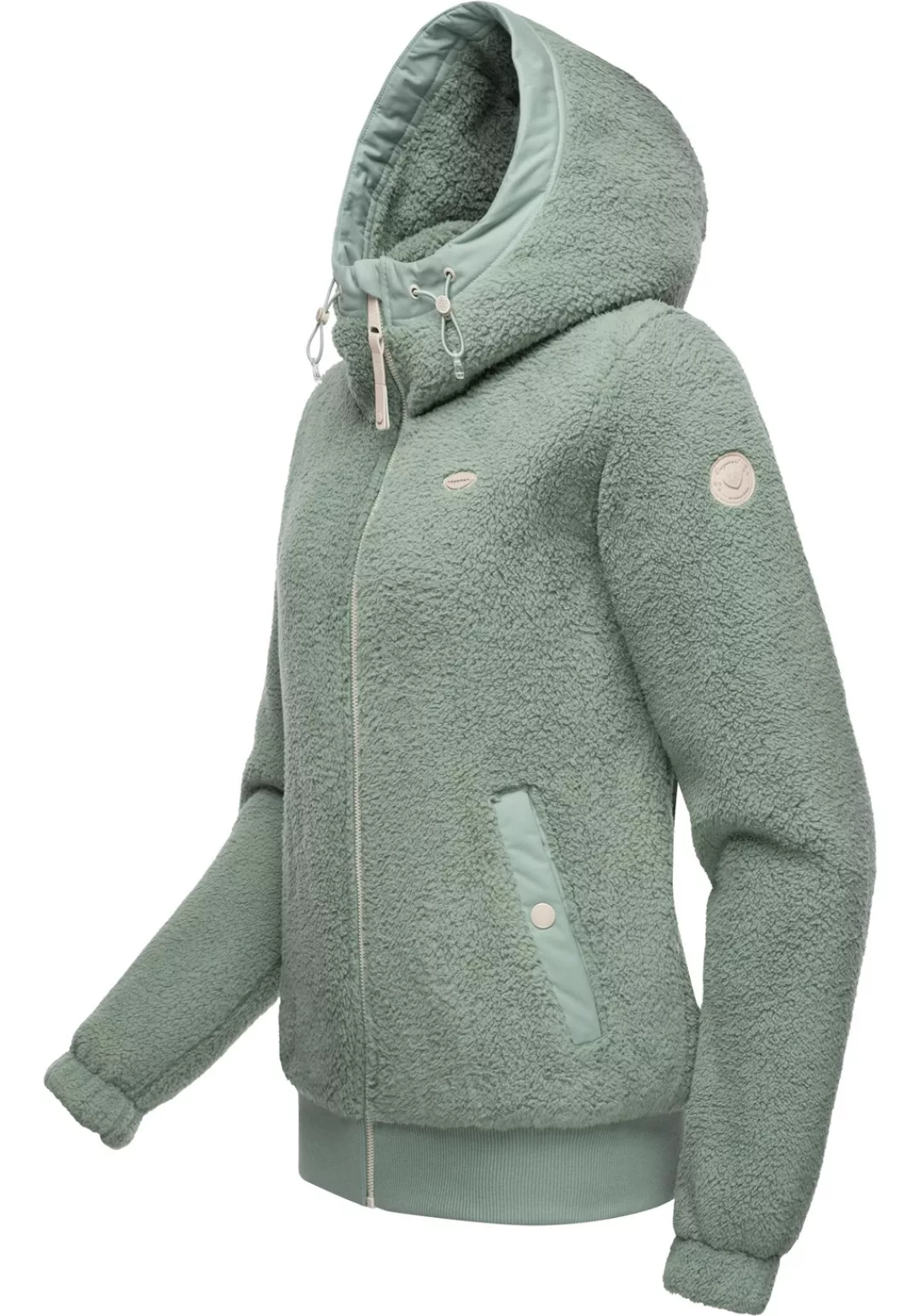 Ragwear Outdoorjacke "Cousy Short", mit Kapuze, flauschige Übergangsjacke m günstig online kaufen