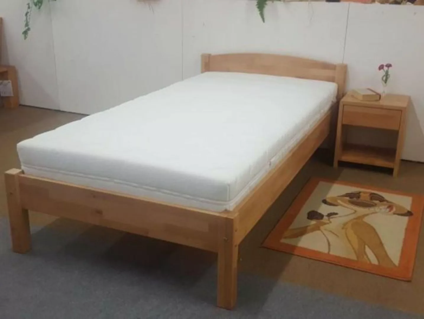 bv-vertrieb Holzbett Einzelbett Buche Holzbett Kinderbett 120x200 oder 140x günstig online kaufen