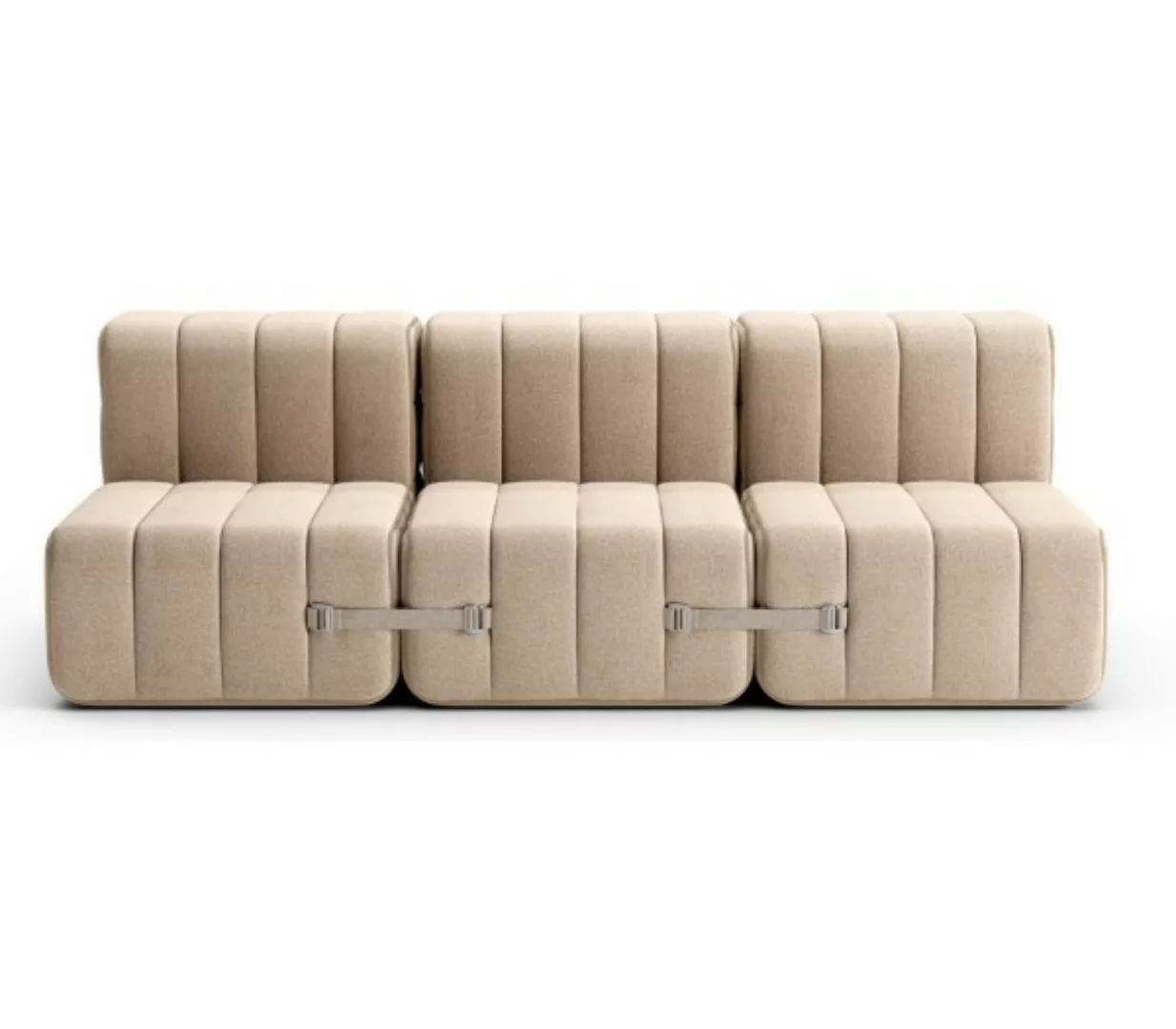 Curt Modulsofa mit Lehne DAMA Beige / Grau günstig online kaufen