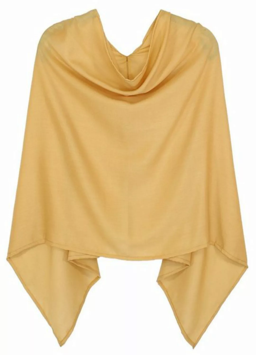 dy_mode Blusenponcho Damen Poncho in Unifarben Leichtes Cape Sommerponcho U günstig online kaufen