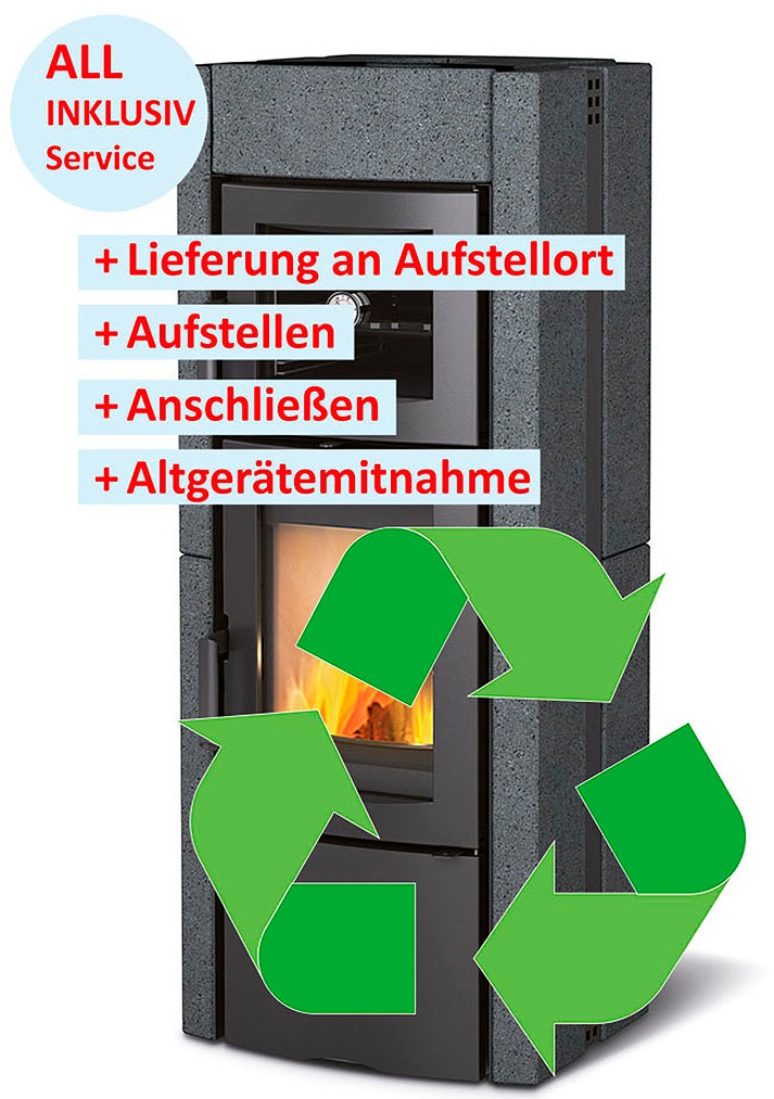 Firefix Kaminofen »La Nordica »Ester Forno««, (All INCLUSIVE Service: Aufst günstig online kaufen