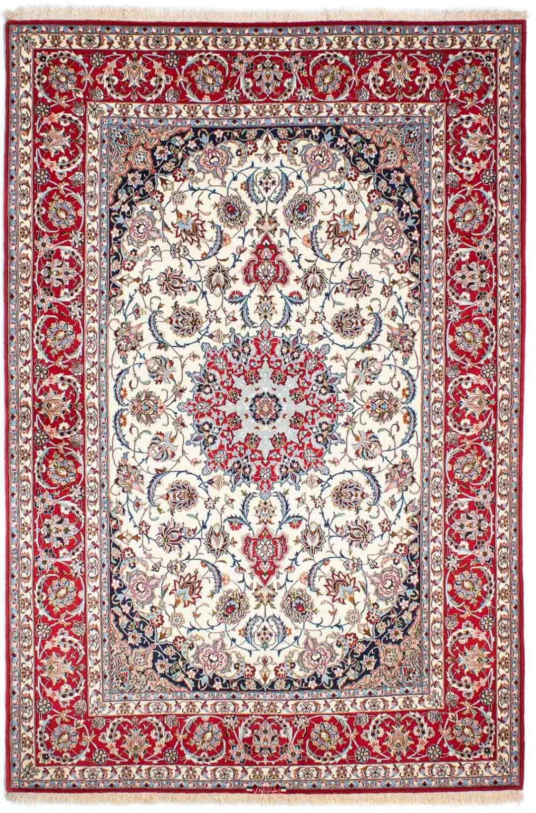 morgenland Orientteppich »Perser - Isfahan - Premium - 239 x 158 cm - beige günstig online kaufen