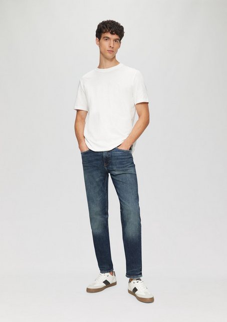 s.Oliver Stoffhose Jeans Nelio / Slim Fit / Mid Rise / Slim Leg günstig online kaufen