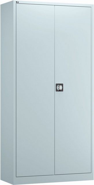 Bisley Aktenschrank Flügeltürenschrank 1 Tür 4 Böden HxBxT 195x95x42cm lich günstig online kaufen